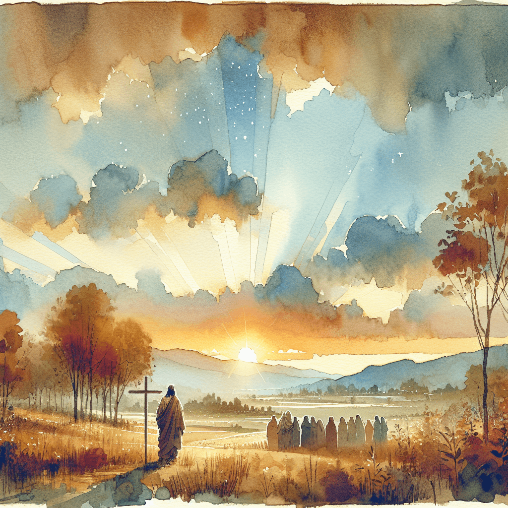 AI-generated illustration for "Divine Love Transforming Human Love - Orthodox (1 Corinthians 13:4-7)" — created by ChurchWiseAI using DALL-E