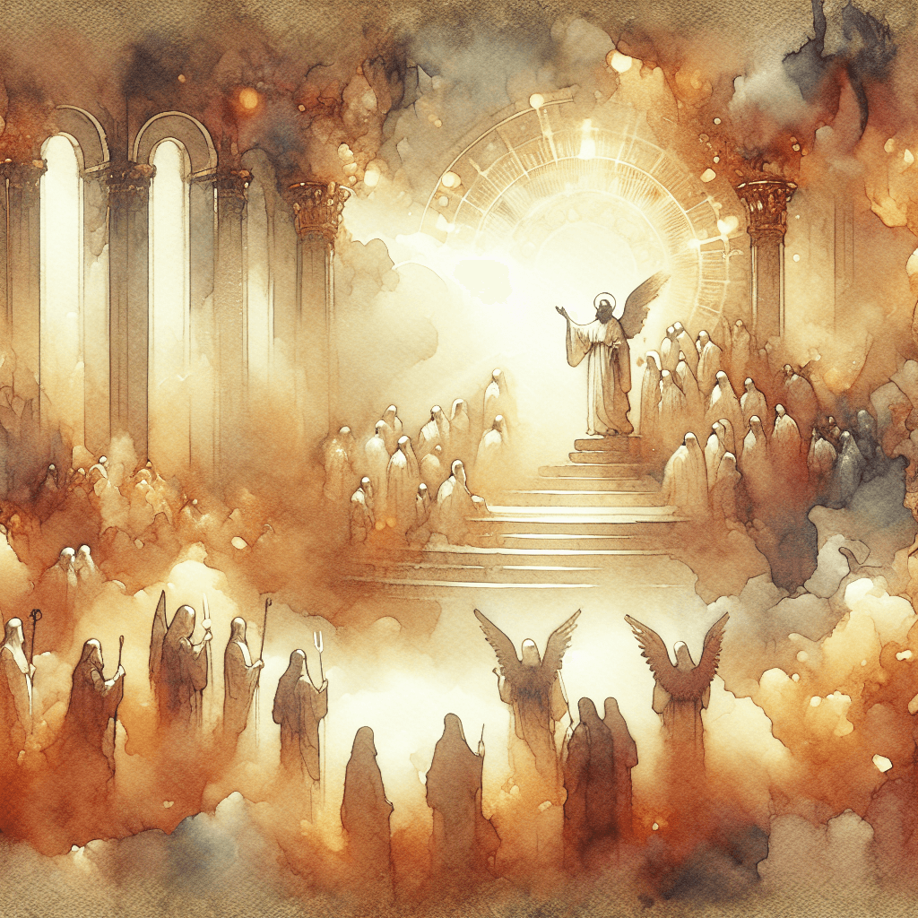 AI-generated illustration for "Biblical Profile: Satan" — created by ChurchWiseAI using DALL-E