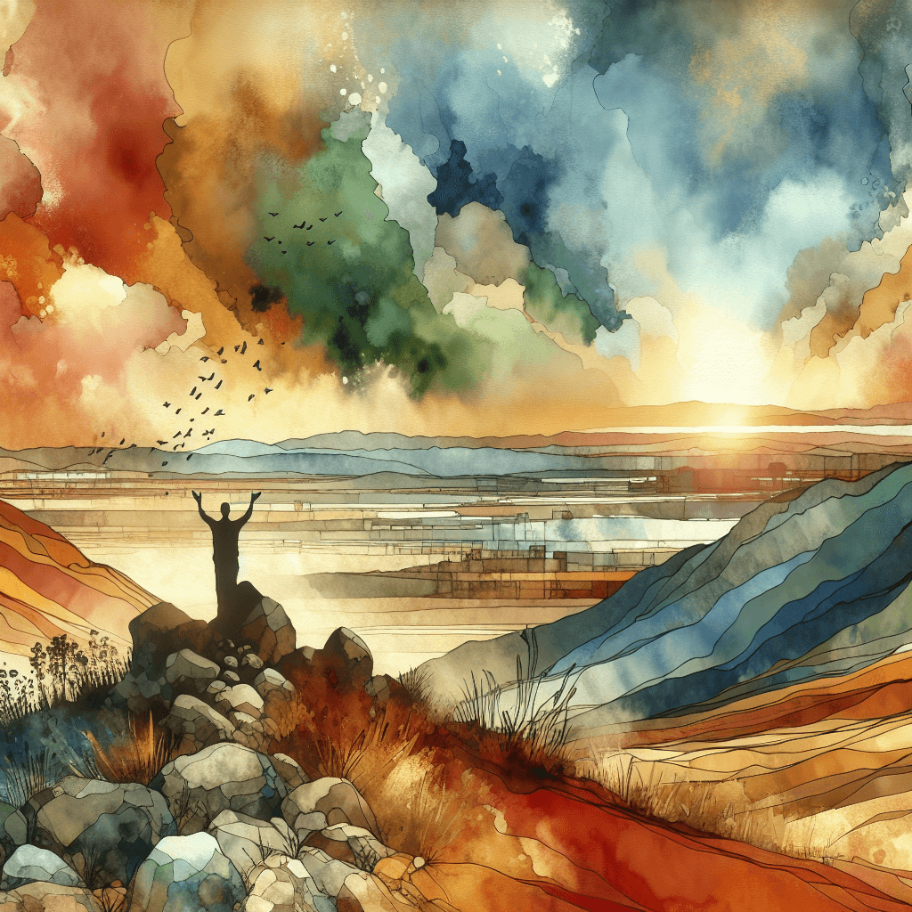 AI-generated illustration for "Quiet Time: Environmental Justice" — created by ChurchWiseAI using DALL-E