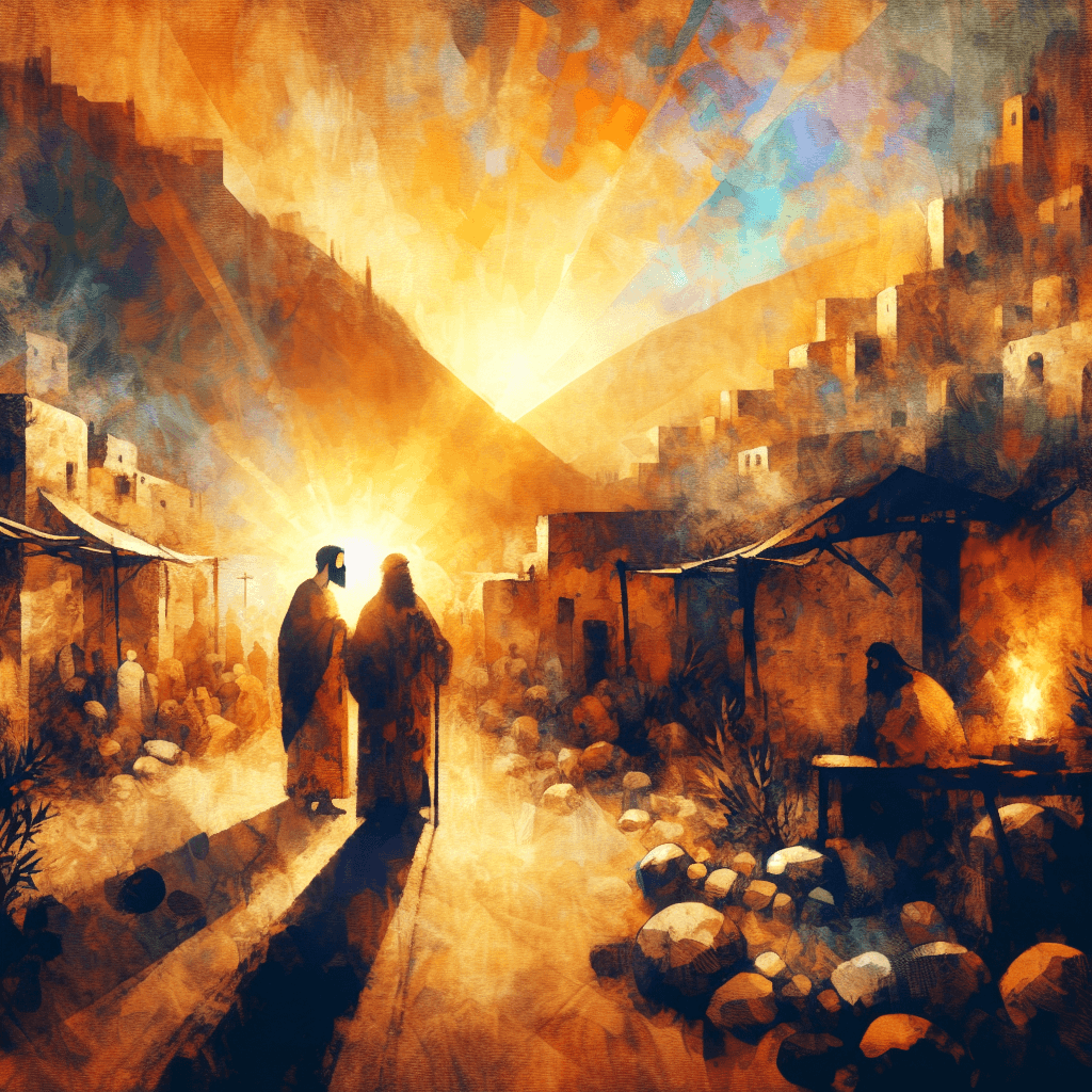AI-generated illustration for "The Earthquake at Midnight: Acts 16:16-40" — created by ChurchWiseAI using DALL-E