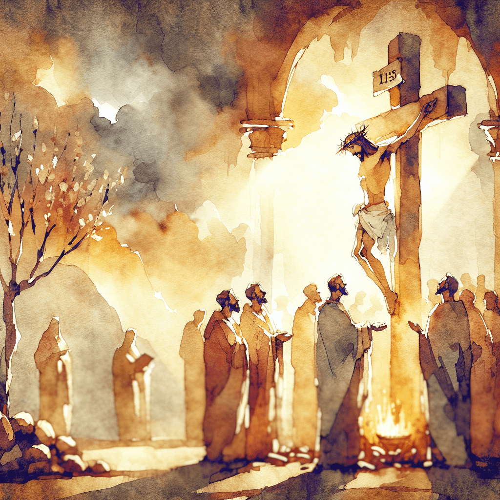 AI-generated illustration for "The Foolishness of God: 1 Corinthians 1:18-31" — created by ChurchWiseAI using DALL-E