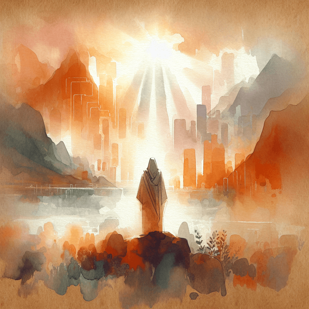 AI-generated illustration for "From Dungeon to Throne: Genesis 41:1-40" — created by ChurchWiseAI using DALL-E
