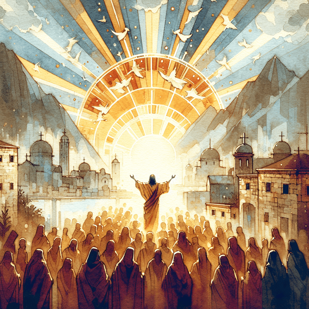 AI-generated illustration for "Eric Liddell's Greater Race - Traditional (Philippians 4:13)" — created by ChurchWiseAI using DALL-E