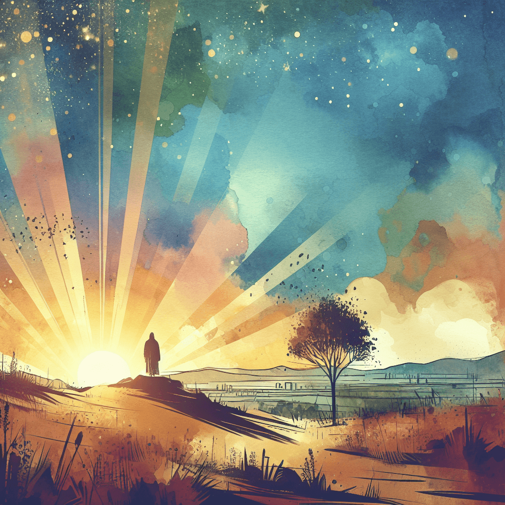 AI-generated illustration for "Evening Prayer: Digital Addiction & Freedom" — created by ChurchWiseAI using DALL-E