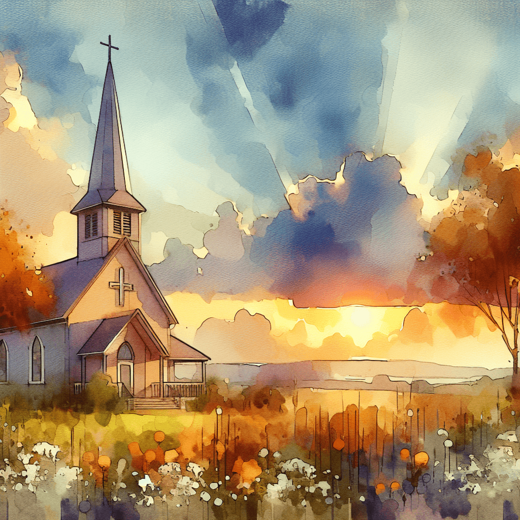 AI-generated illustration for "Evening Prayer: Sustainability & Creation Care - Story" — created by ChurchWiseAI using DALL-E