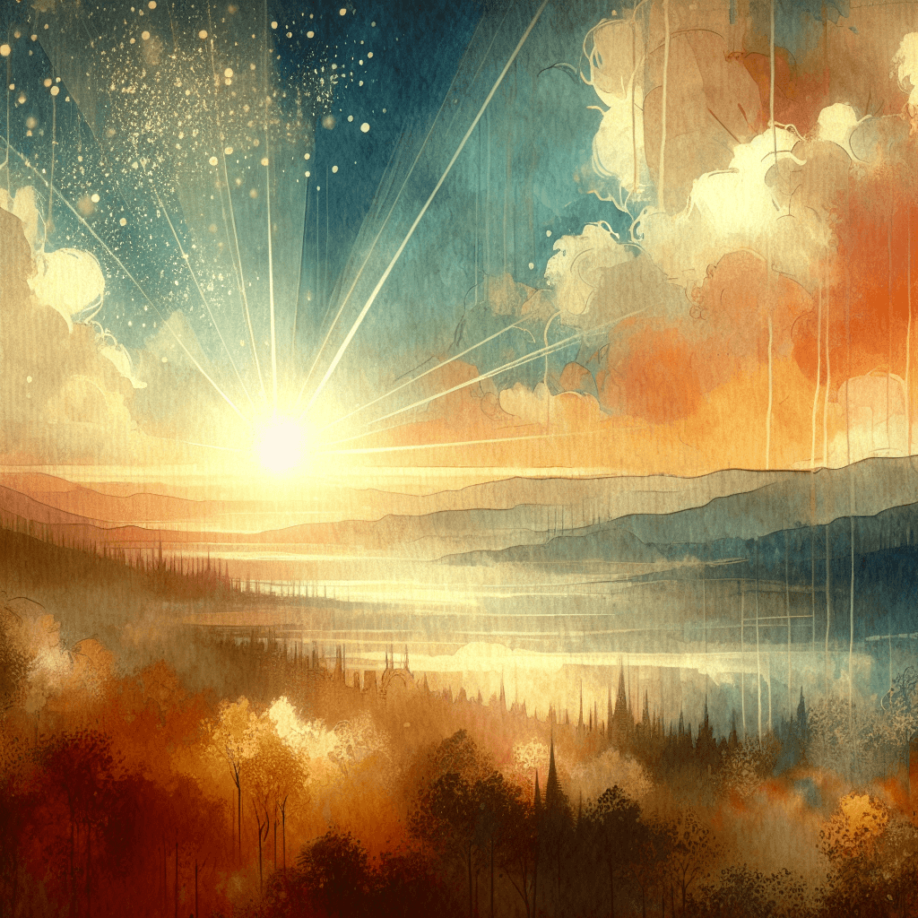 AI-generated illustration for "Evening Prayer: Work - Story" — created by ChurchWiseAI using DALL-E