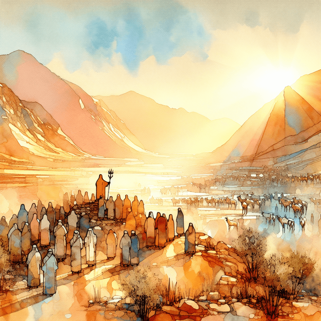 AI-generated illustration for "Biblical Profile: Moab and Ammon" — created by ChurchWiseAI using DALL-E