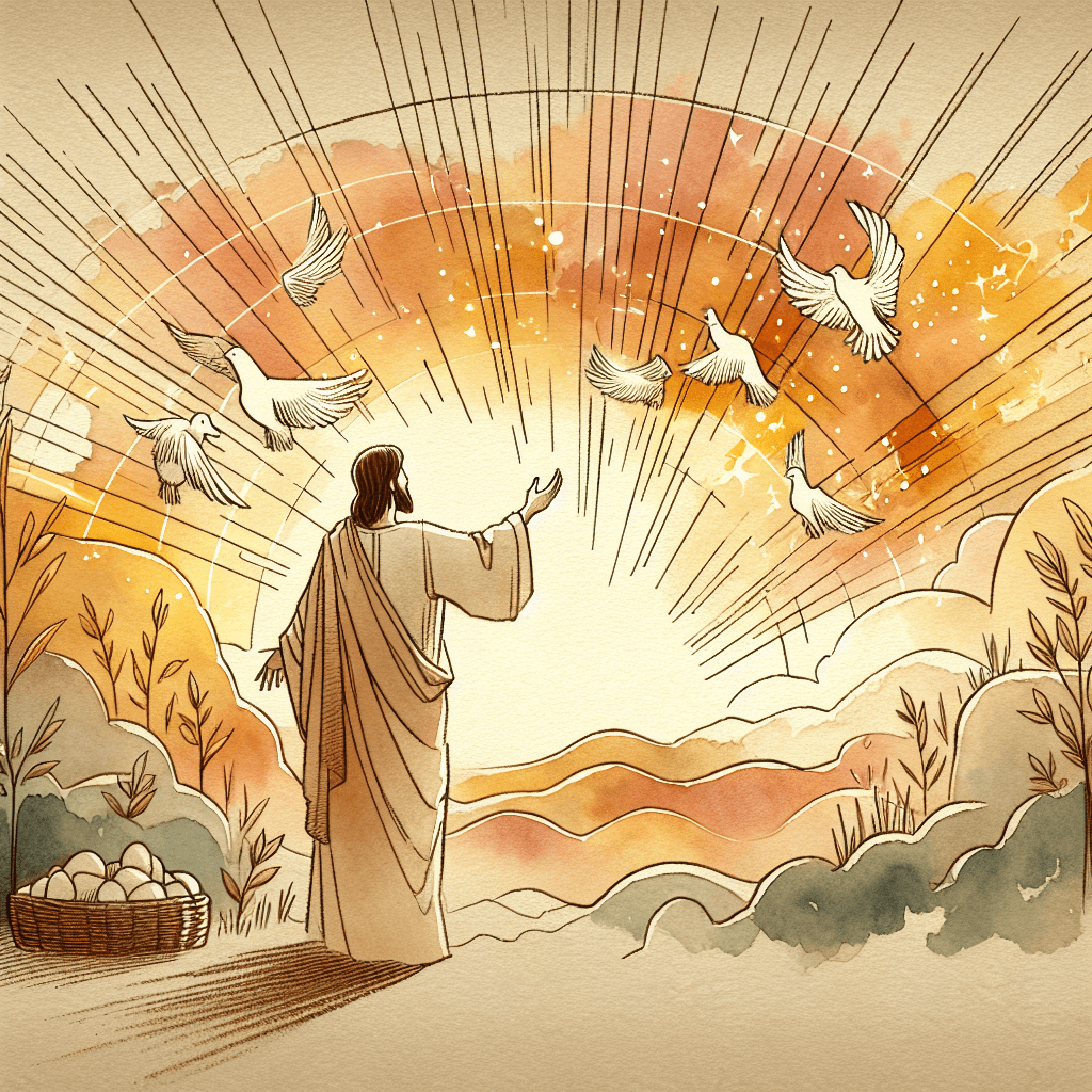 AI-generated illustration for "Facing the Giants: Personal Beatitude Journey - Baptist (Matthew 5:3-12)" — created by ChurchWiseAI using DALL-E