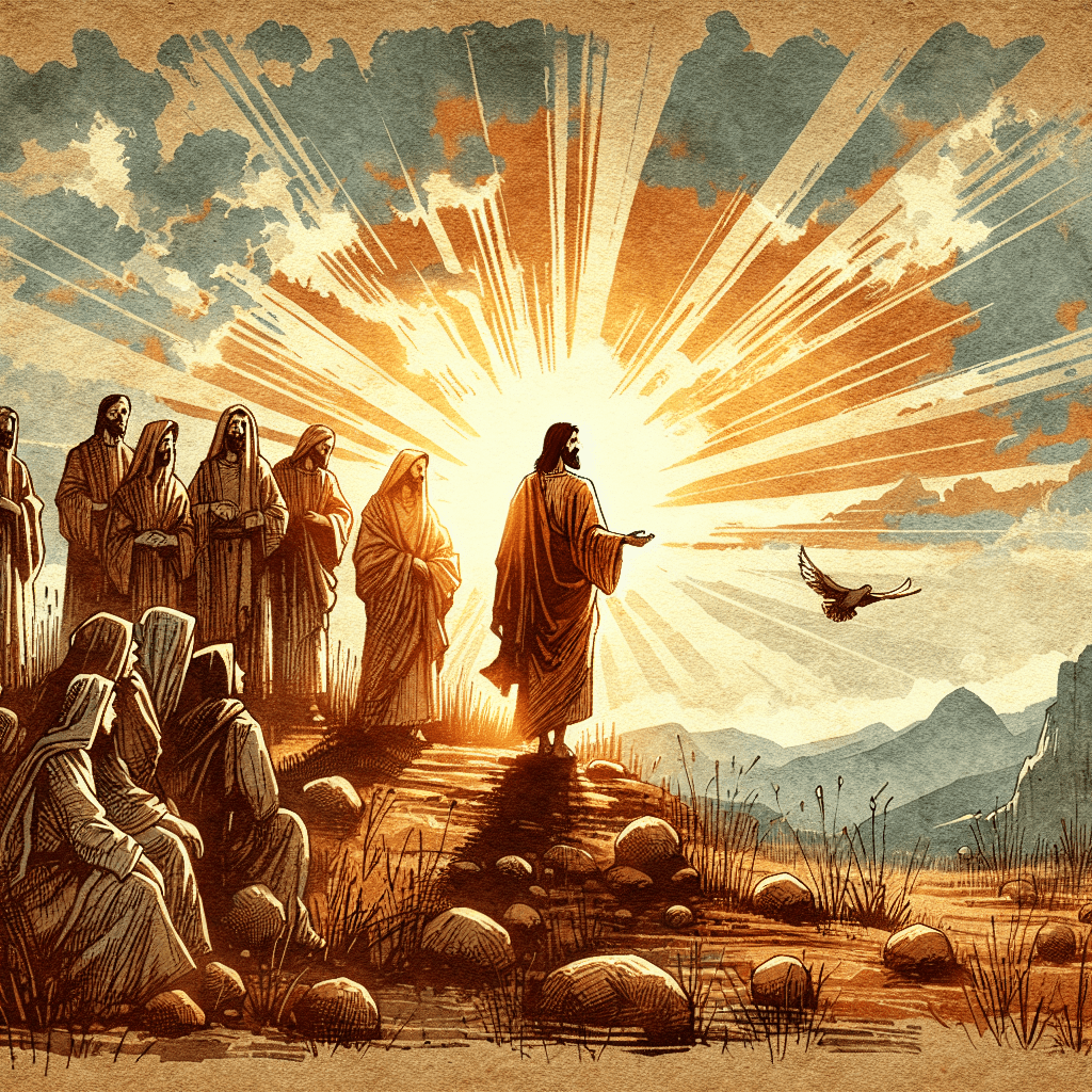 AI-generated illustration for "Facing the Giants: Personal Witness in Community - Baptist (Matthew 5:13-16)" — created by ChurchWiseAI using DALL-E