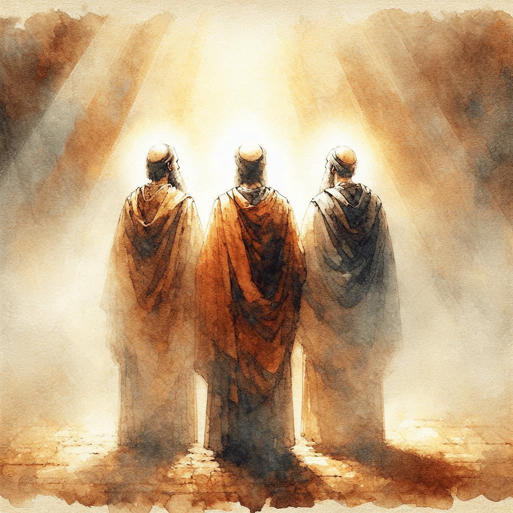 AI-generated illustration for "The Open Door and the Closed: Three Men in the Early Church" — created by ChurchWiseAI using DALL-E