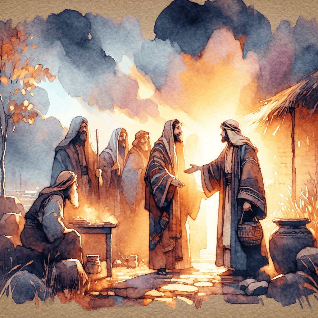 AI-generated illustration for "The Stolen Blessing: Genesis 27:1-40" — created by ChurchWiseAI using DALL-E