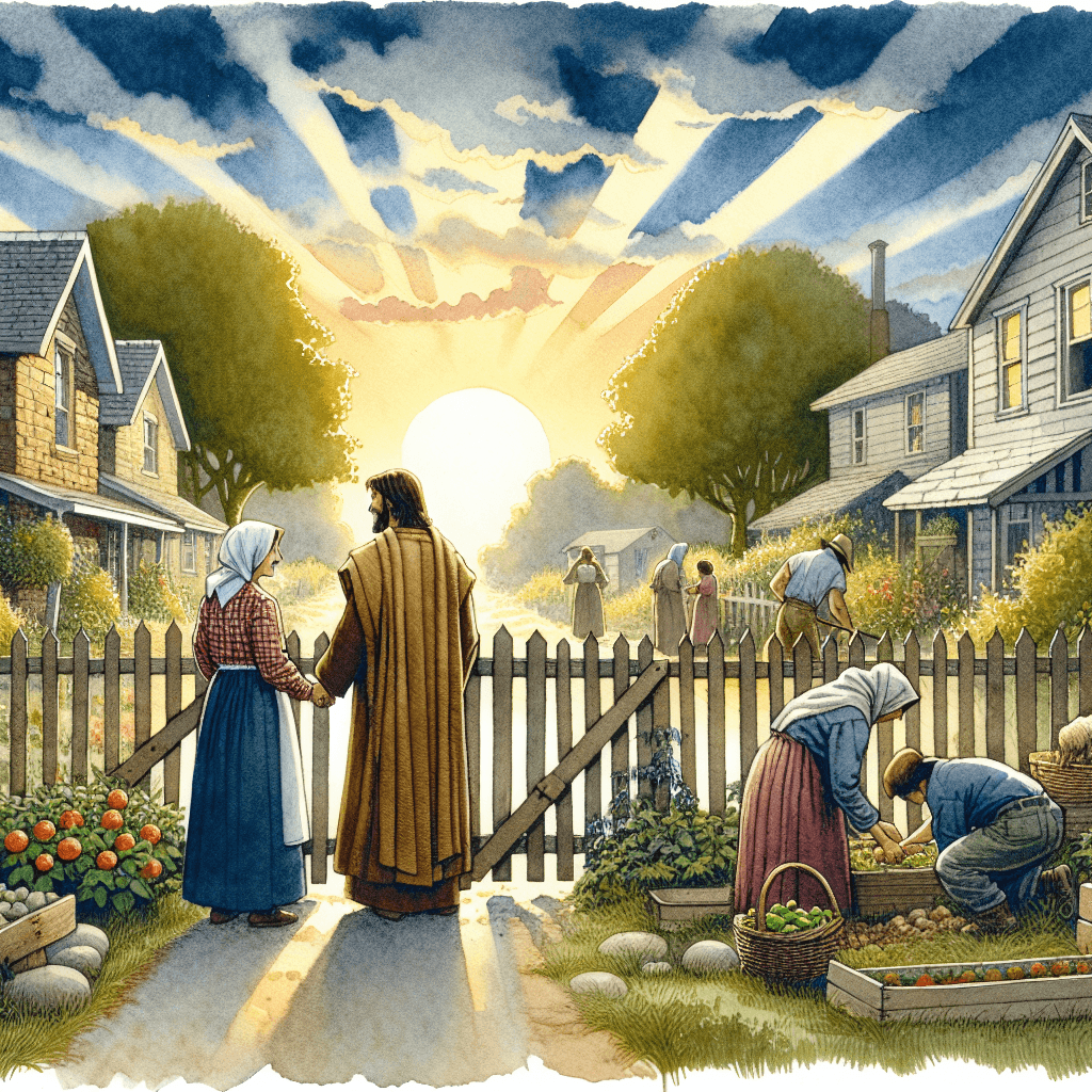 AI-generated illustration for "Finding God in Political Division & Unity - Story" — created by ChurchWiseAI using DALL-E