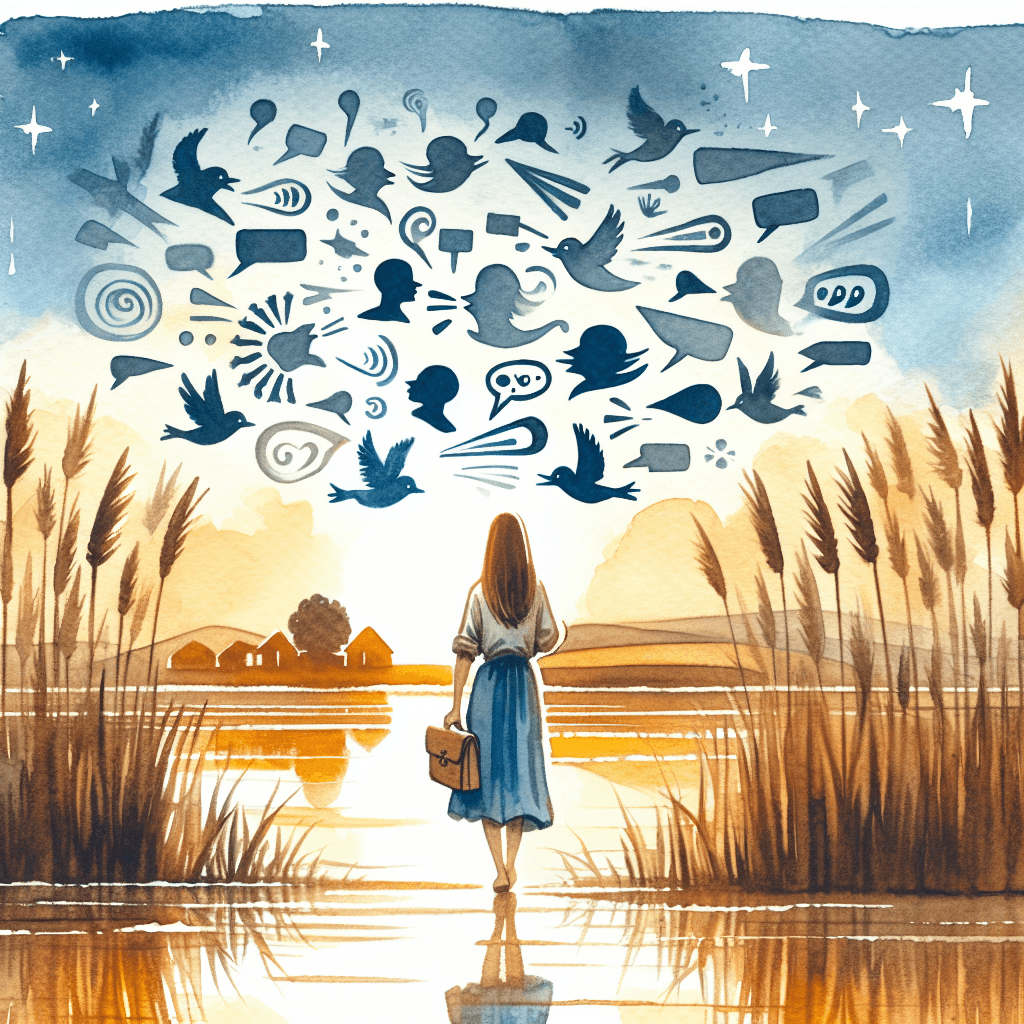 AI-generated illustration for "Finding Gossip in Everyday Moments - Contemporary Example" — created by ChurchWiseAI using DALL-E