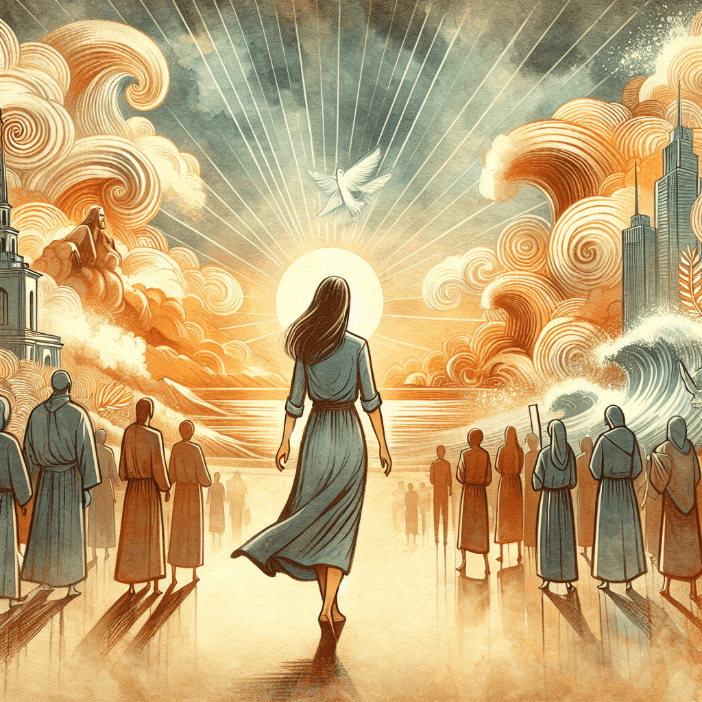 AI-generated illustration for "Finding Life in Everyday Moments - Biblical Analogy" — created by ChurchWiseAI using DALL-E