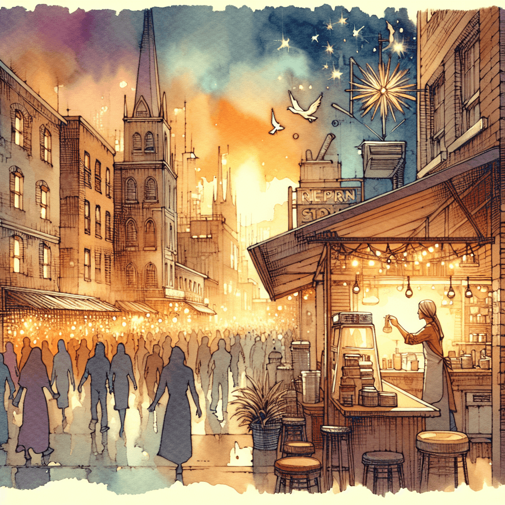 AI-generated illustration for "Finding Trust in Everyday Moments - Story" — created by ChurchWiseAI using DALL-E