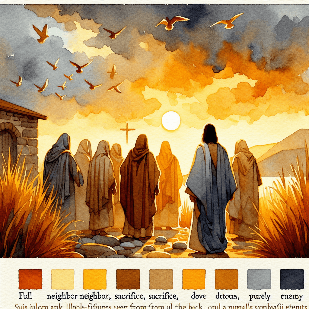 AI-generated illustration for "Gran Torino: The Unexpected Neighbor (Luke 10:25-37)" — created by ChurchWiseAI using DALL-E