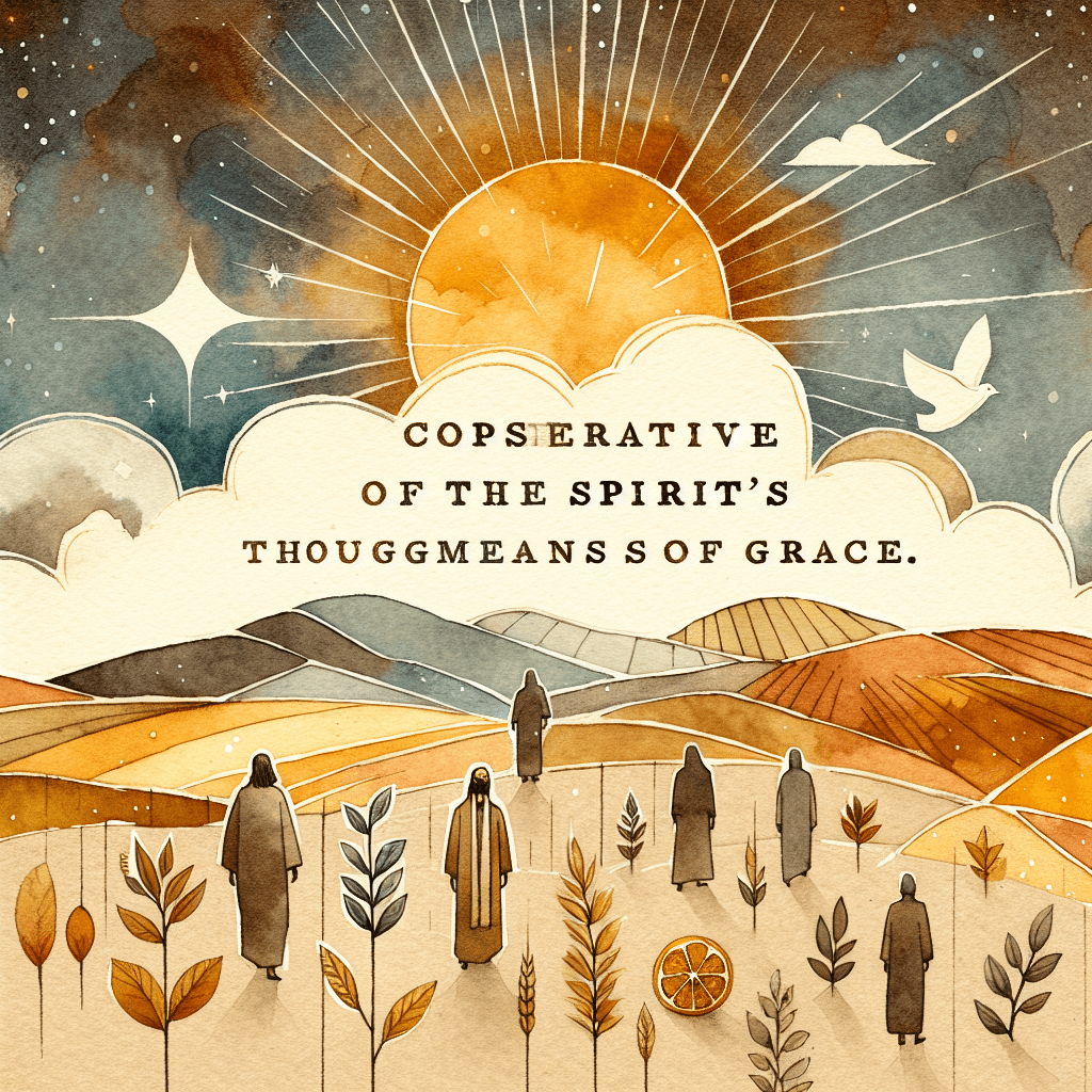 AI-generated illustration for "Growing in Grace - Wesleyan (Galatians 5:22-23)" — created by ChurchWiseAI using DALL-E