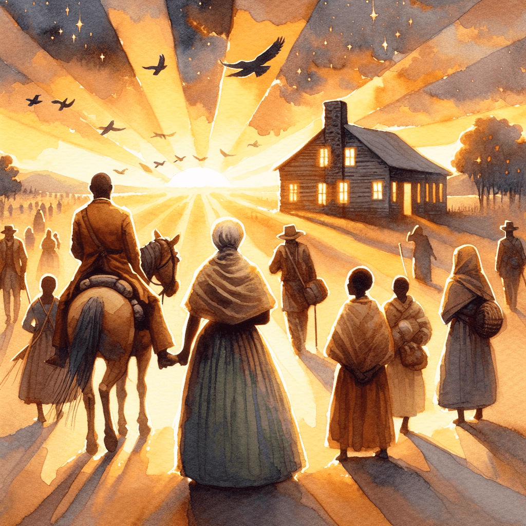 AI-generated illustration for "Harriet Tubman's Thirteen Missions - Black Church (Philippians 4:13)" — created by ChurchWiseAI using DALL-E