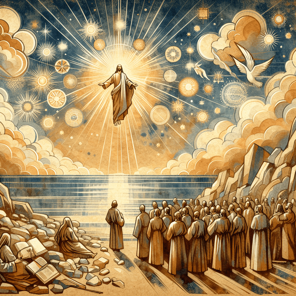 AI-generated illustration for "Jesus Revolution: Radical Surrender to the Spirit - Charismatic (Romans 12:1-2)" — created by ChurchWiseAI using DALL-E