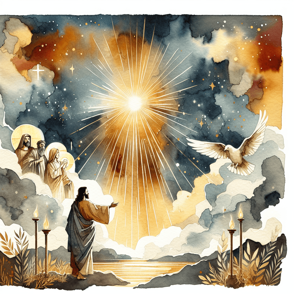 AI-generated illustration for "Law and Gospel: God's Two Words - Contemporary Example" — created by ChurchWiseAI using DALL-E