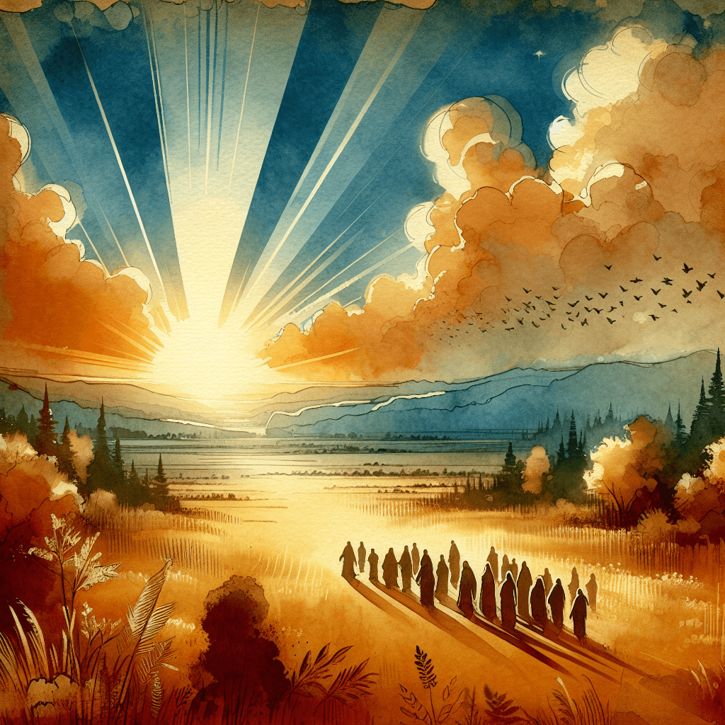 AI-generated illustration for "Left Behind: Grace in the Church Age - Dispensational (Ephesians 2:8-9)" — created by ChurchWiseAI using DALL-E