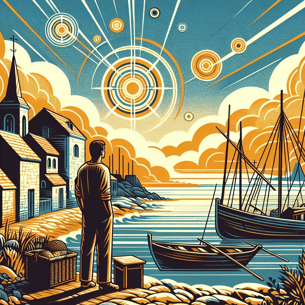 AI-generated illustration for "Lessons from Courage - Biblical Analogy" — created by ChurchWiseAI using DALL-E