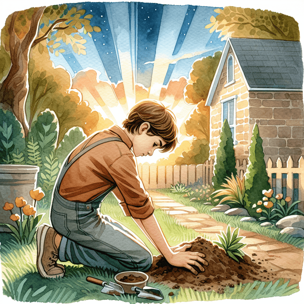 AI-generated illustration for "Lessons from Gentleness - Story" — created by ChurchWiseAI using DALL-E