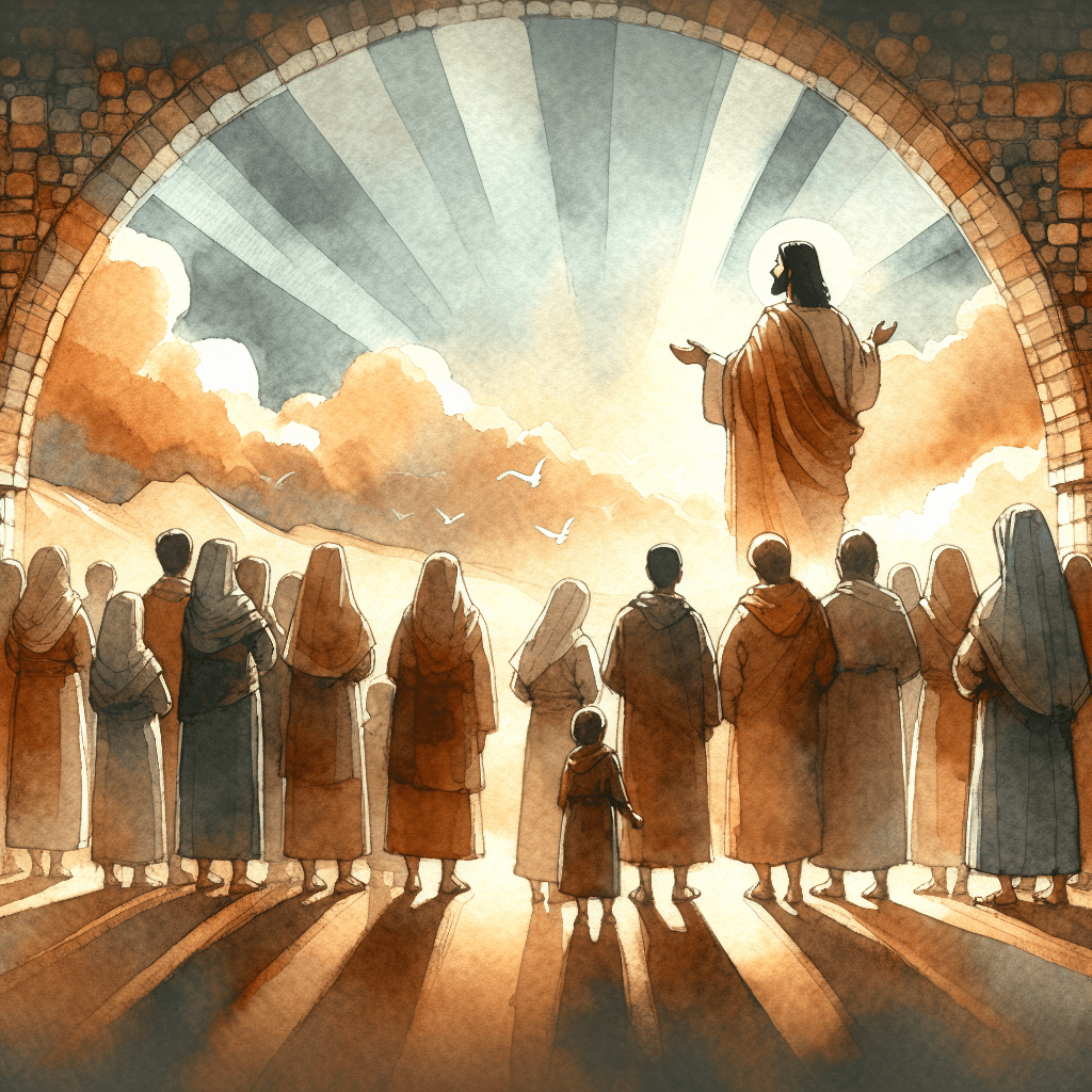 AI-generated illustration for "Lessons from Mercy - Contemporary Example" — created by ChurchWiseAI using DALL-E