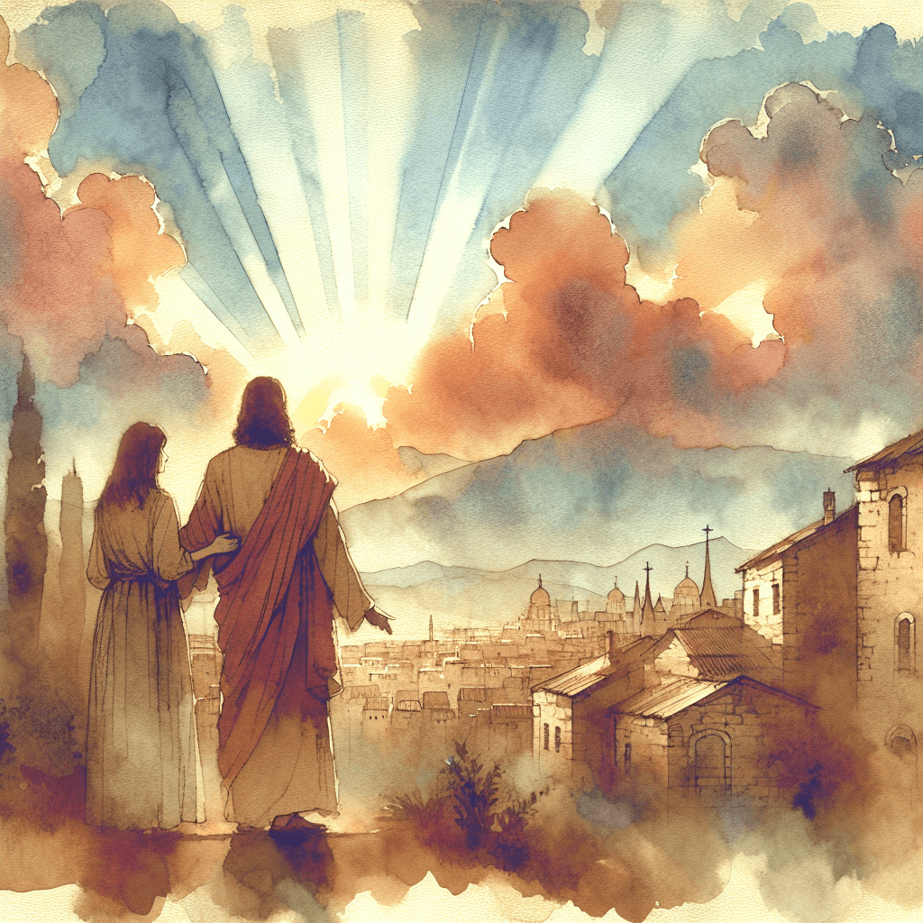 AI-generated illustration for "Lessons from Mercy - Story" — created by ChurchWiseAI using DALL-E