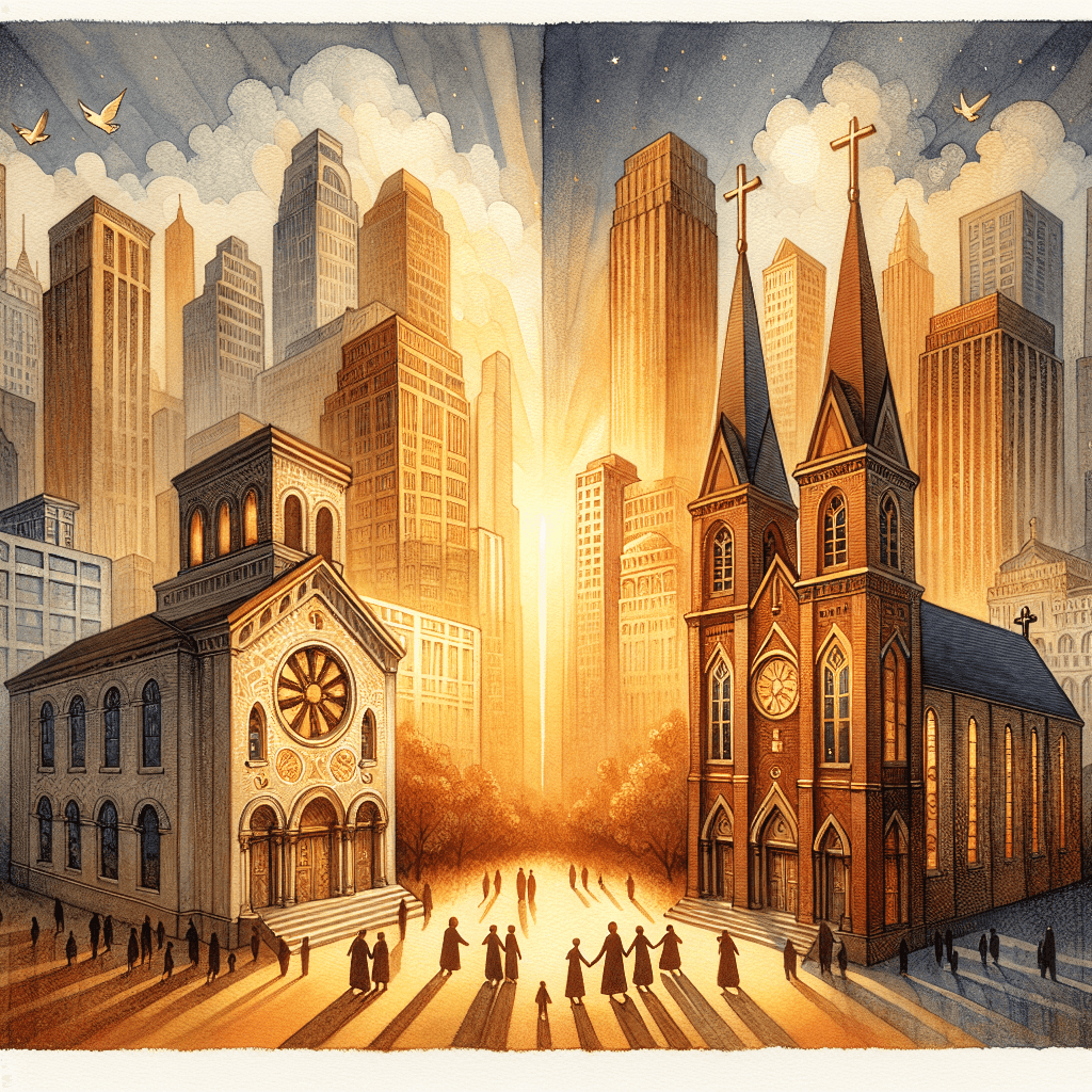 AI-generated illustration for "Lessons from Racial Reconciliation - Biblical Analogy" — created by ChurchWiseAI using DALL-E