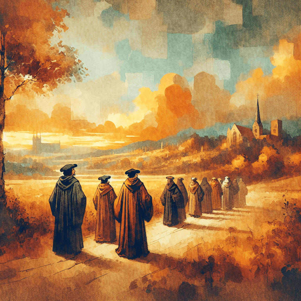 AI-generated illustration for "Luther's Anfechtung and Renewal - Lutheran (Isaiah 40:31)" — created by ChurchWiseAI using DALL-E