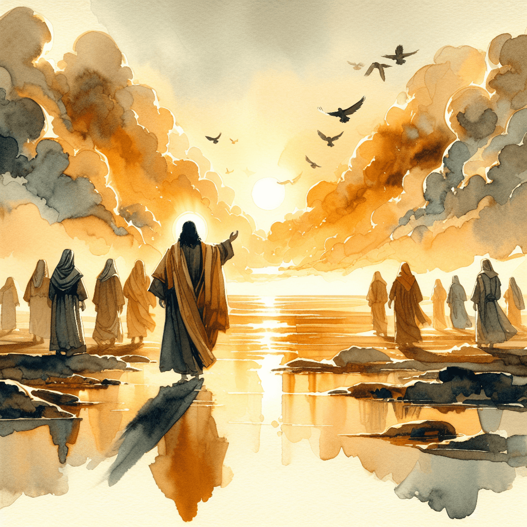 AI-generated illustration for "Modern Examples of Justification - Story" — created by ChurchWiseAI using DALL-E