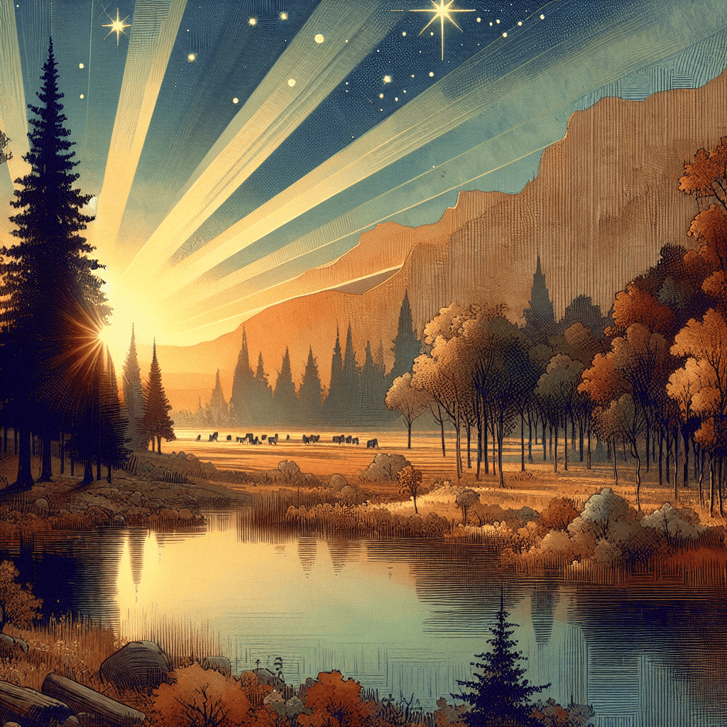 AI-generated illustration for "Morning Meditation: Angels" — created by ChurchWiseAI using DALL-E