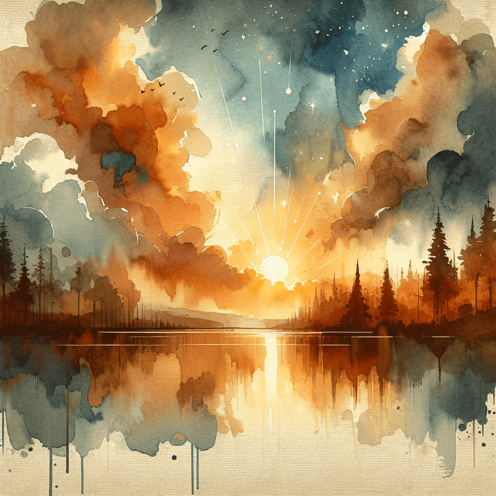 AI-generated illustration for "Morning Meditation: Anger" — created by ChurchWiseAI using DALL-E