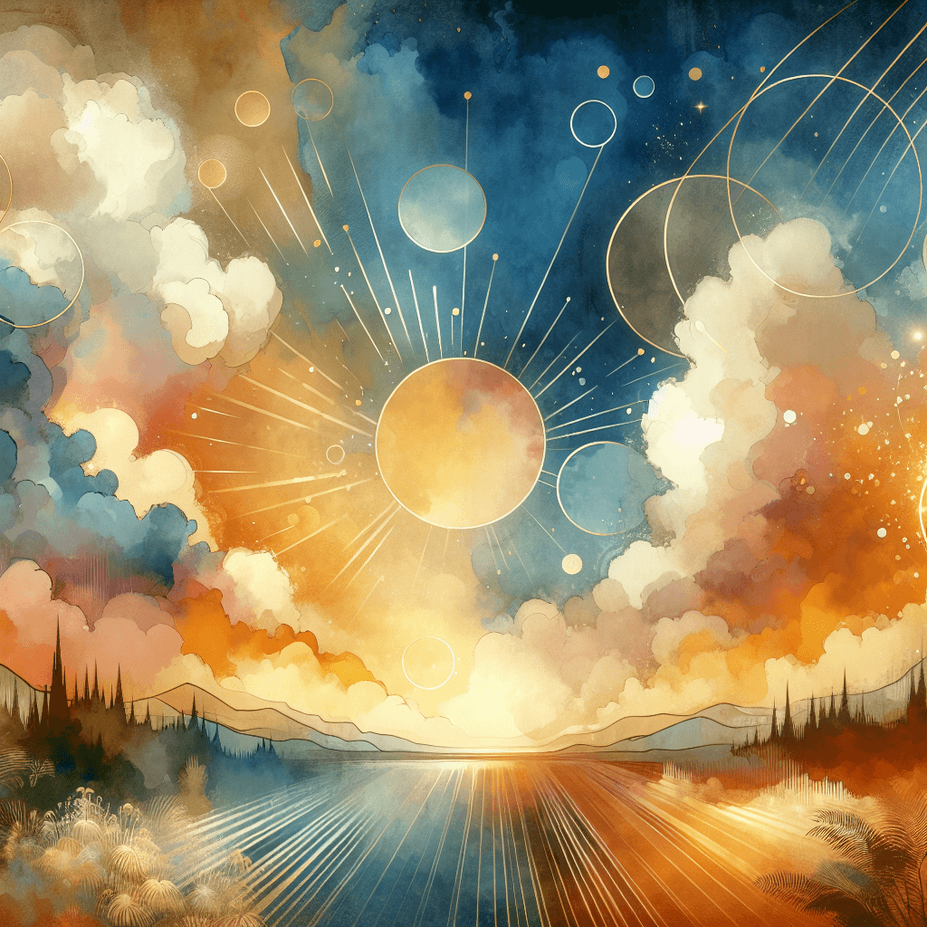 AI-generated illustration for "Morning Meditation: Climate Change & Stewardship" — created by ChurchWiseAI using DALL-E