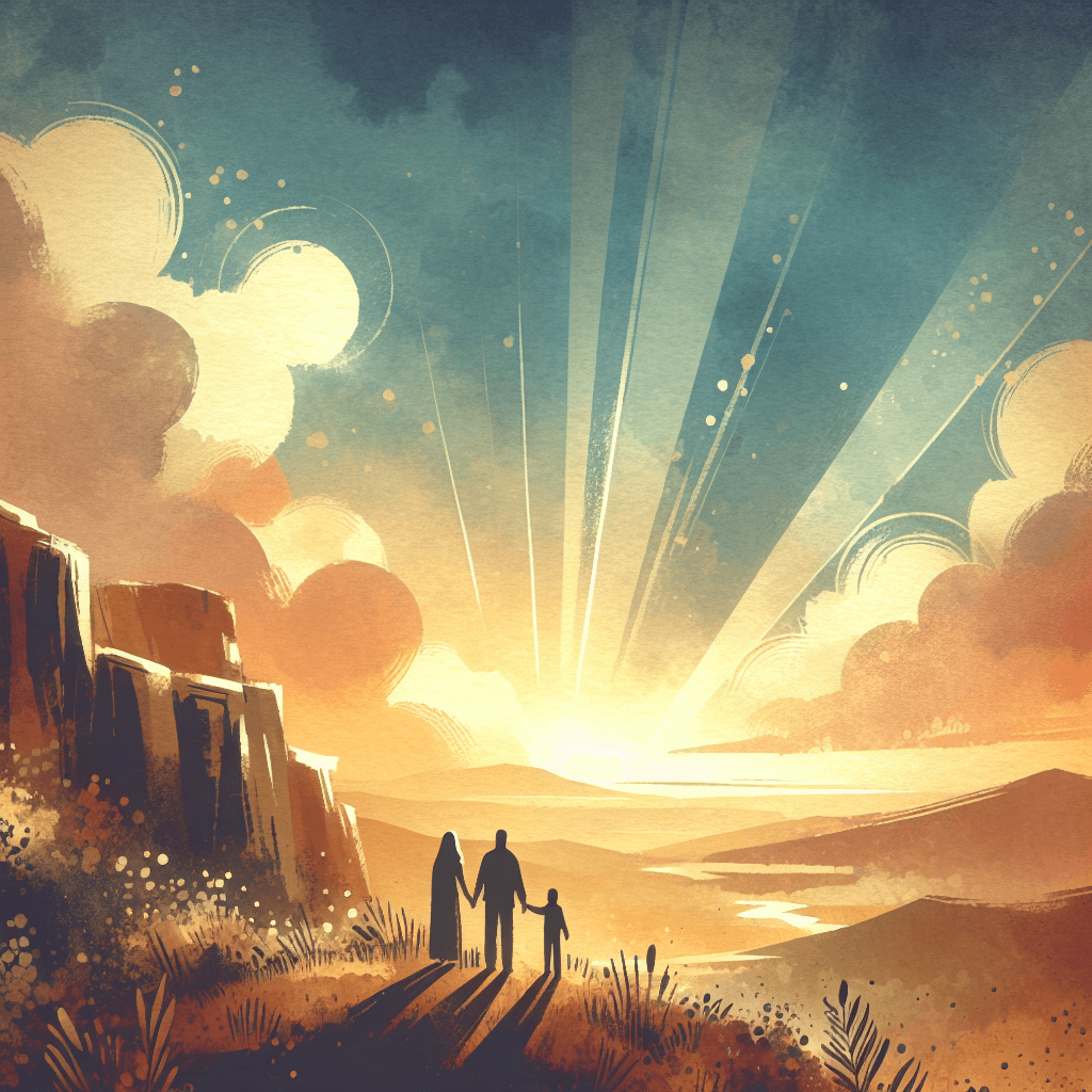 AI-generated illustration for "Morning Meditation: Compassion - Biblical Insight" — created by ChurchWiseAI using DALL-E