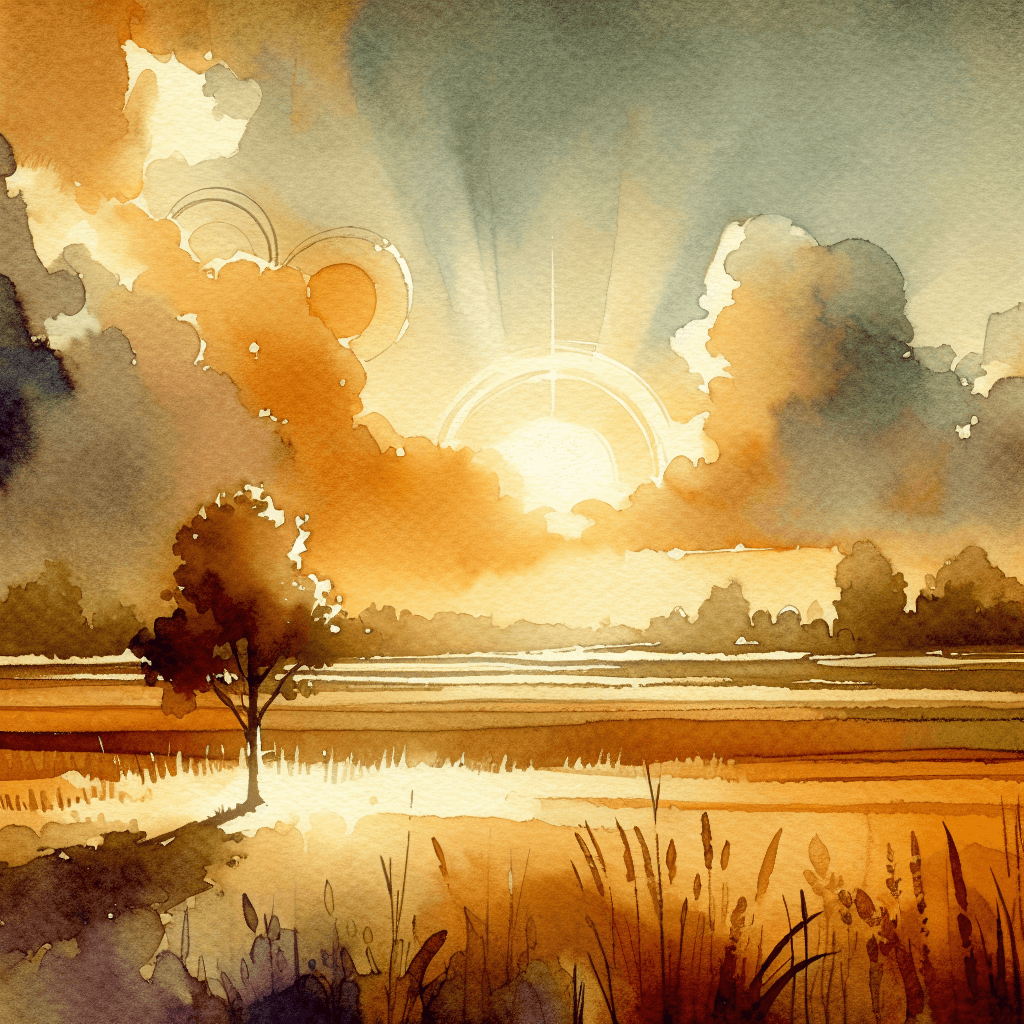 AI-generated illustration for "Morning Meditation: Crisis & Hope" — created by ChurchWiseAI using DALL-E