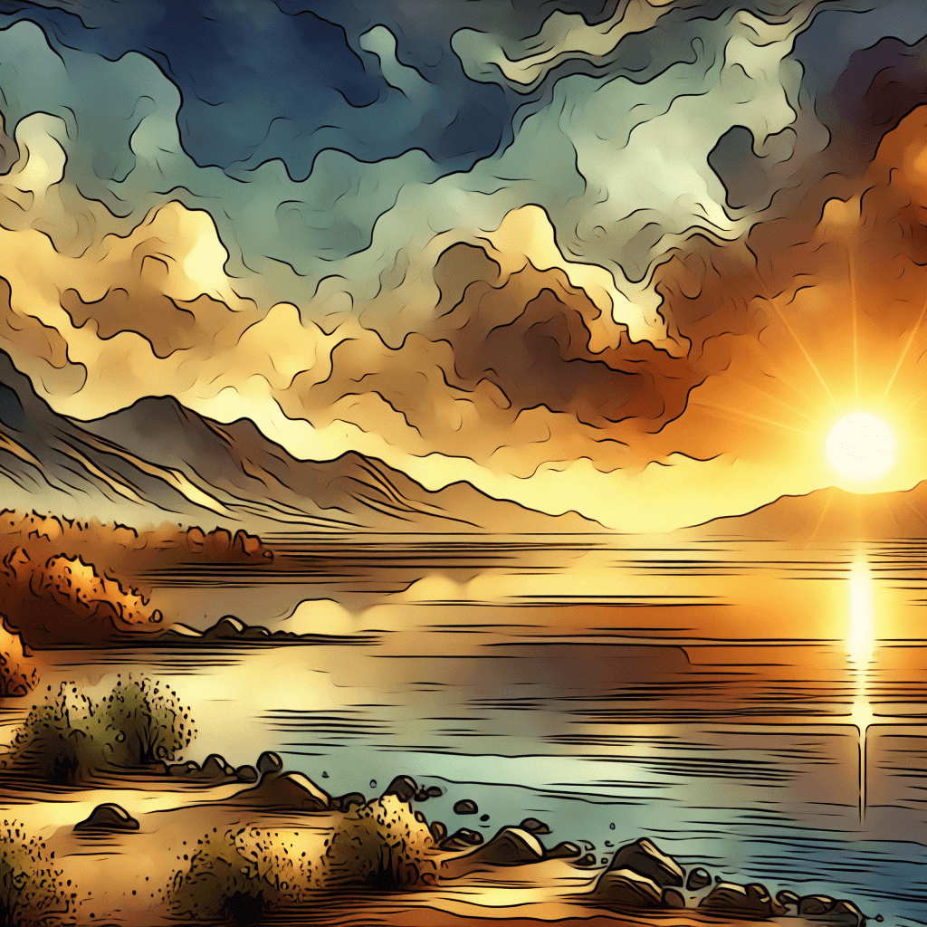 AI-generated illustration for "Morning Meditation: Environmental Justice - Prayer" — created by ChurchWiseAI using DALL-E