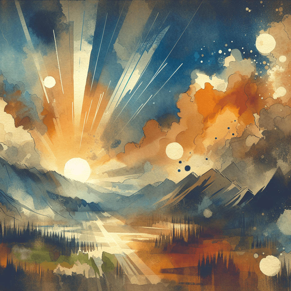 AI-generated illustration for "Morning Meditation: Glory - Biblical Insight" — created by ChurchWiseAI using DALL-E