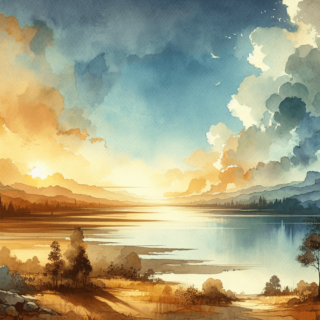 AI-generated illustration for "Morning Meditation: Glory" — created by ChurchWiseAI using DALL-E