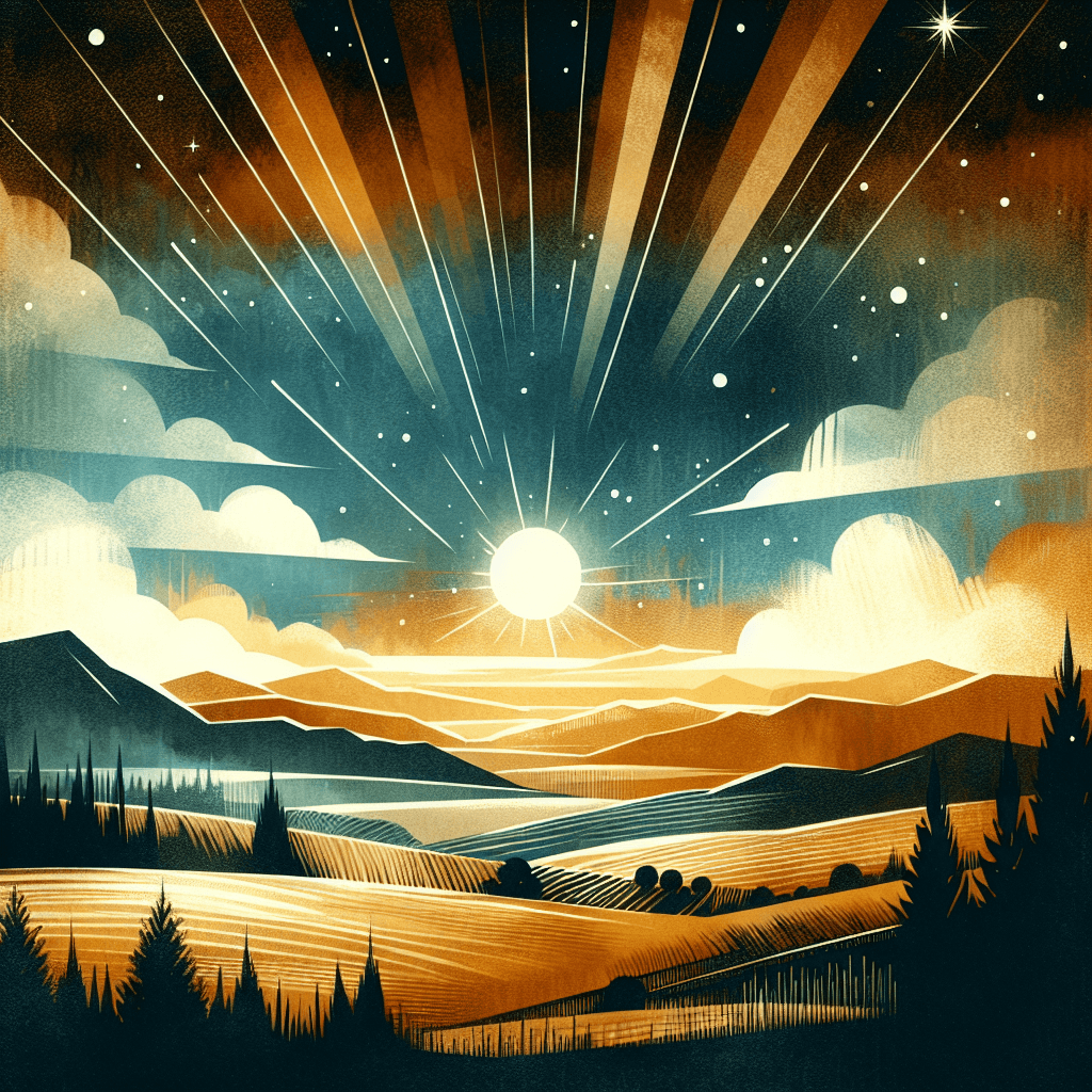 AI-generated illustration for "Morning Meditation: Guilt - Prayer" — created by ChurchWiseAI using DALL-E