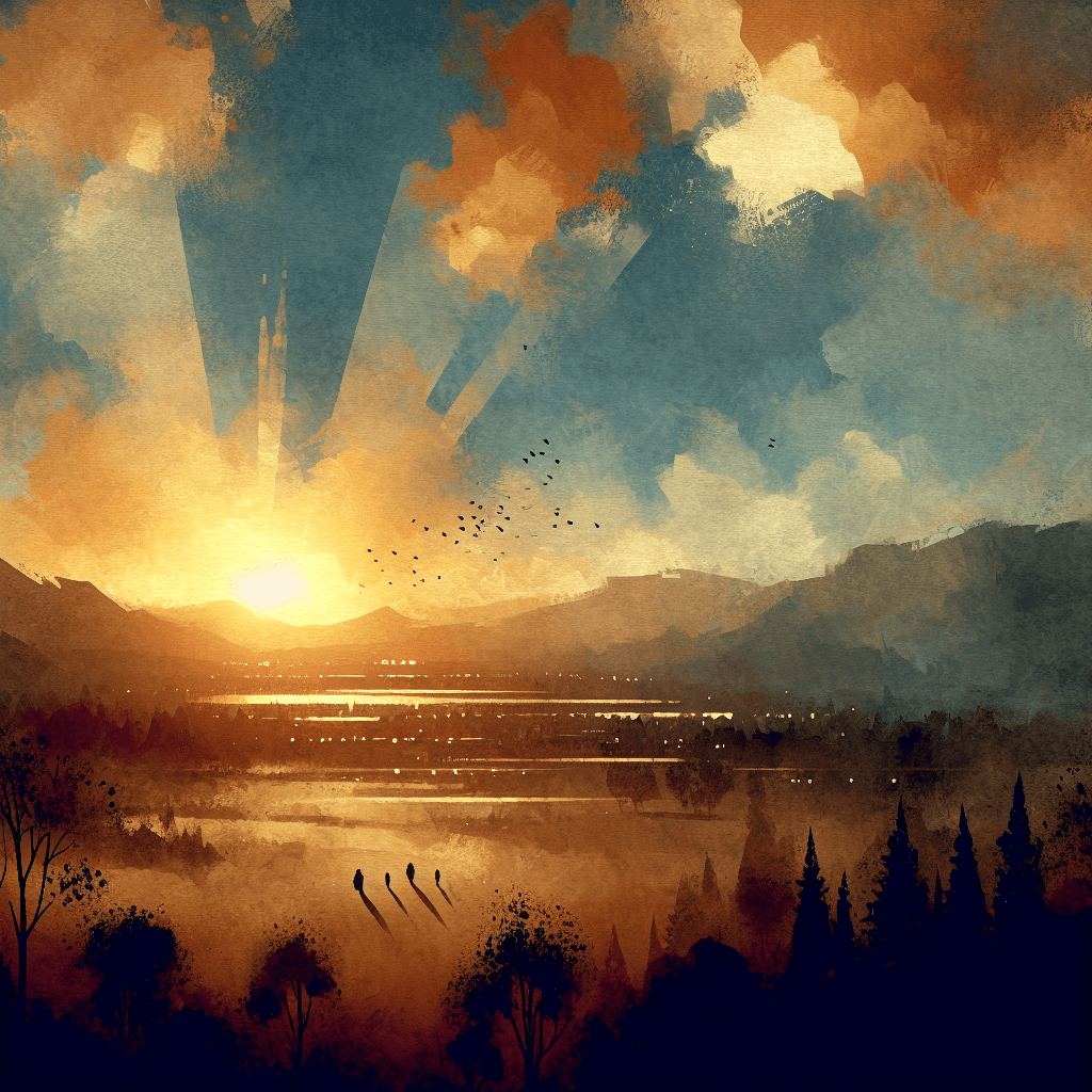 AI-generated illustration for "Morning Meditation: Humility - Prayer" — created by ChurchWiseAI using DALL-E