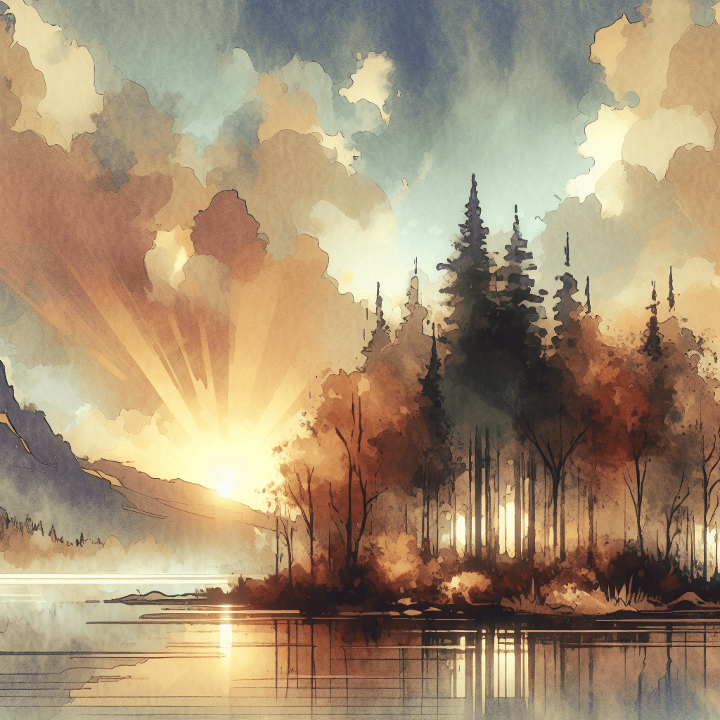 AI-generated illustration for "Morning Meditation: Immigration and Welcome" — created by ChurchWiseAI using DALL-E