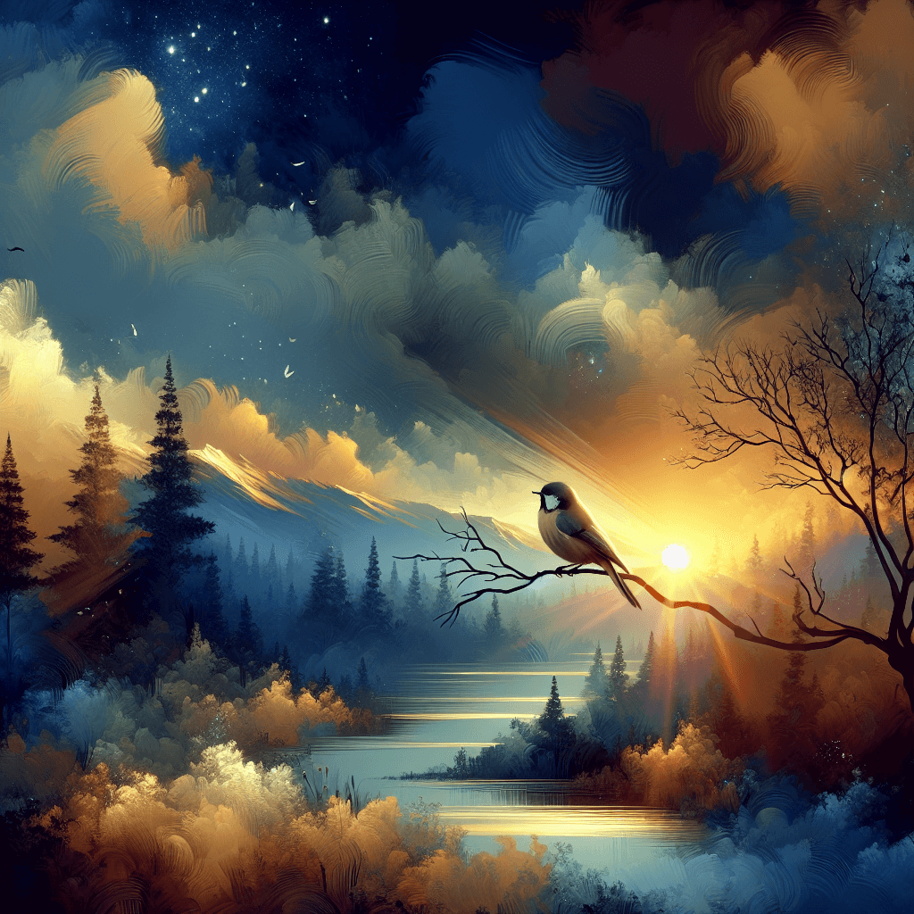 AI-generated illustration for "Morning Meditation: Peace - Story" — created by ChurchWiseAI using DALL-E