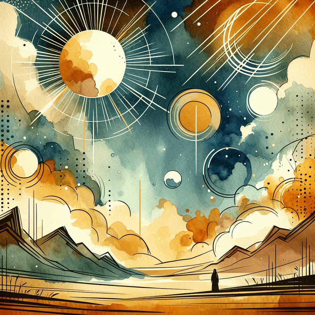 AI-generated illustration for "Morning Meditation: Pride" — created by ChurchWiseAI using DALL-E