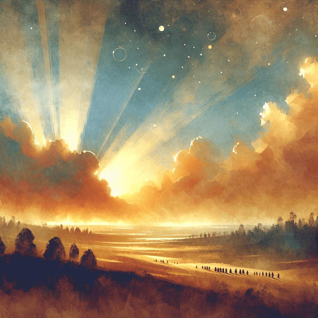 AI-generated illustration for "Morning Meditation: Social Media & Faith - Biblical Insight" — created by ChurchWiseAI using DALL-E