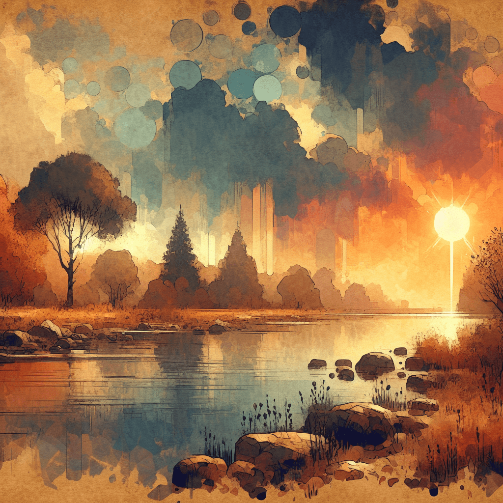 AI-generated illustration for "Morning Meditation: We are Imago Dei" — created by ChurchWiseAI using DALL-E