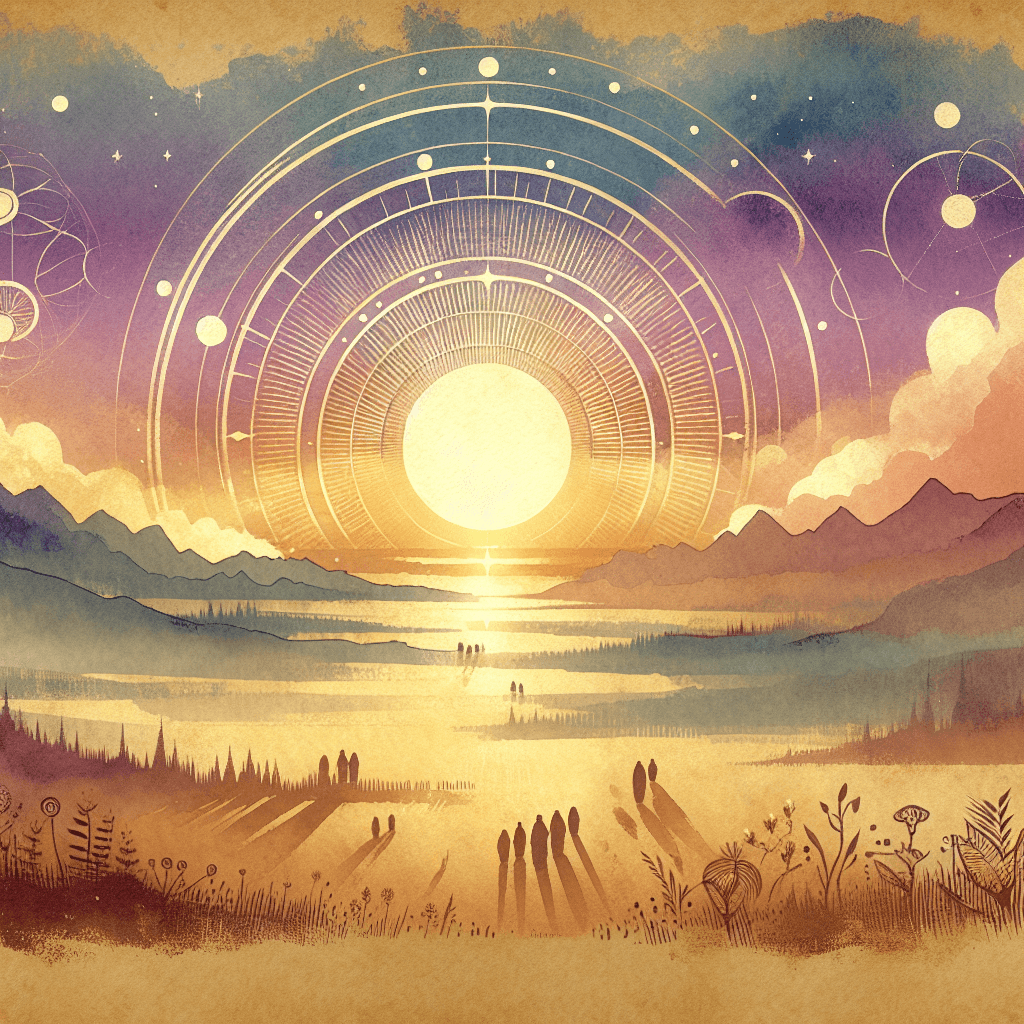 AI-generated illustration for "Morning Prayer: Seeking God's Will in the Progressive / Social Justice Lens Tradition" — created by ChurchWiseAI using DALL-E