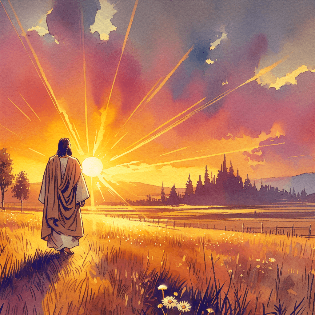 AI-generated illustration for "Nature Illustration: Sabbath Land and Jubilee" — created by ChurchWiseAI using DALL-E