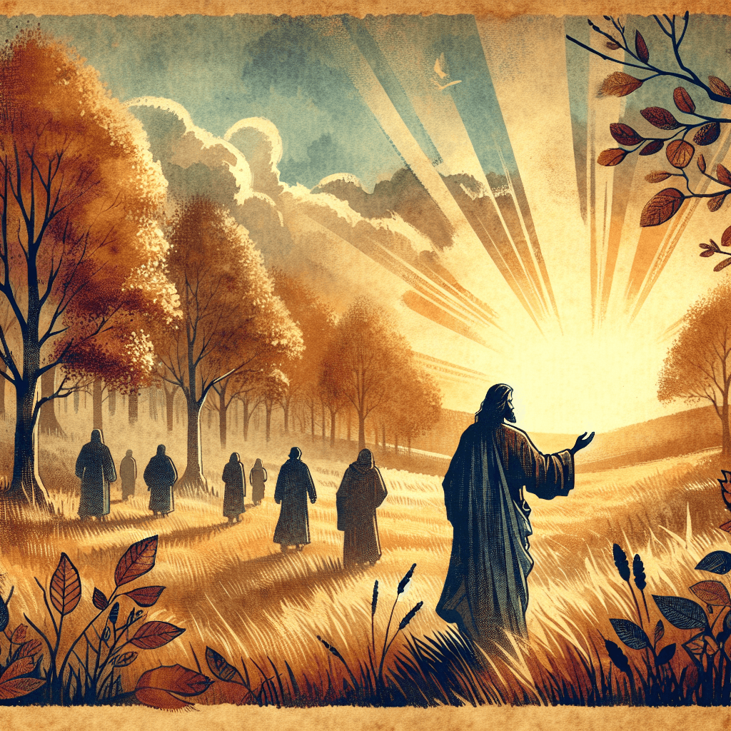 AI-generated illustration for "Nature Illustration: Shepherding, Flocks, and Care" — created by ChurchWiseAI using DALL-E